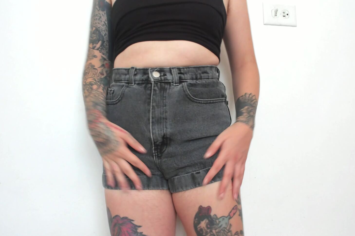 Feliciafisher Denim Shorts Worship