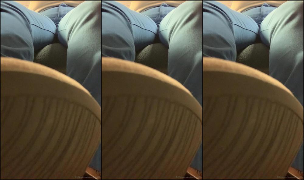 Goddessmonica W Under My Desk