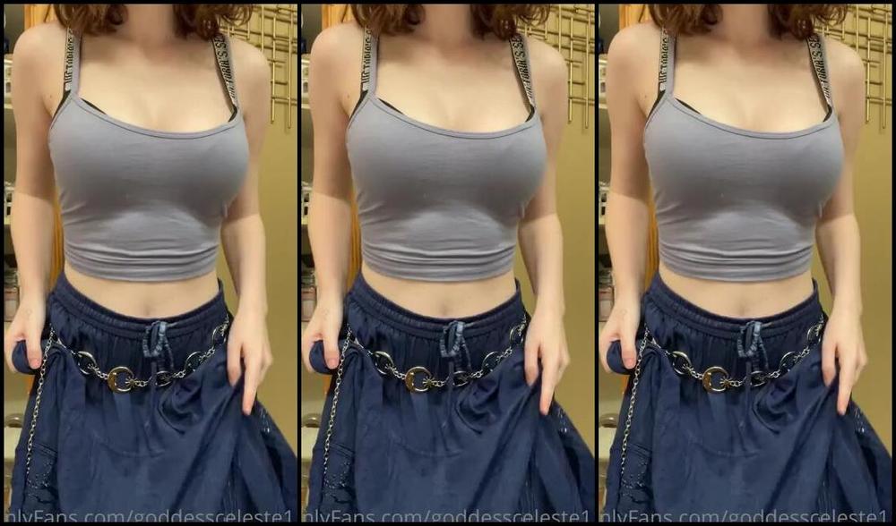 Goddess Celeste Nicknamed Goddessceleste1111 Onlyfans Stripping Off My Bday Outfit To Reveal My Bday Suit