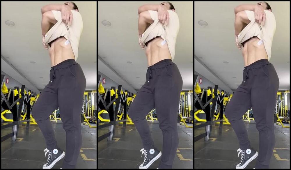 Quadsgoddess Nicknamed Quadsgoddess 09 26 2023 Onlyfans Video Muscle Flex Before My Hardcore Workout