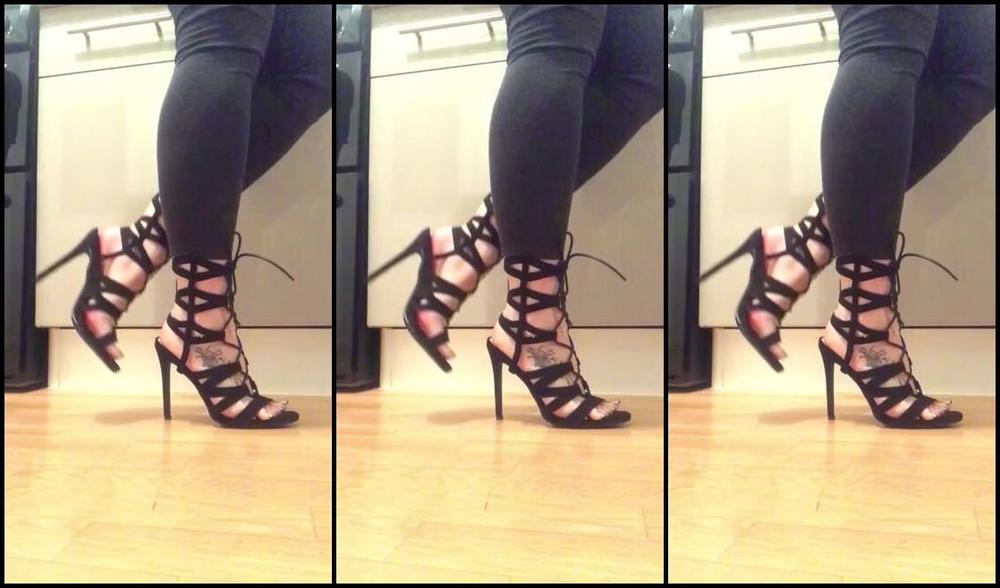 Footsiegalore Onlyfans These Heels However This Video Shows How Squeaky Clean My Kitchen Floor Is Volume Up