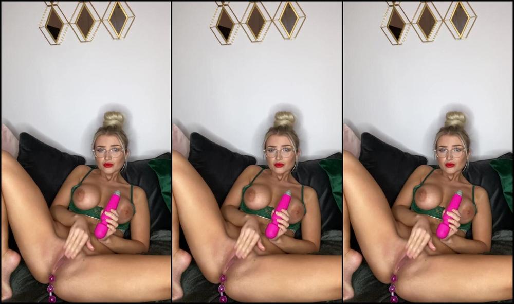 CutieDaisyMay093 Anal with 8 inch beads until I orgasm manyvids