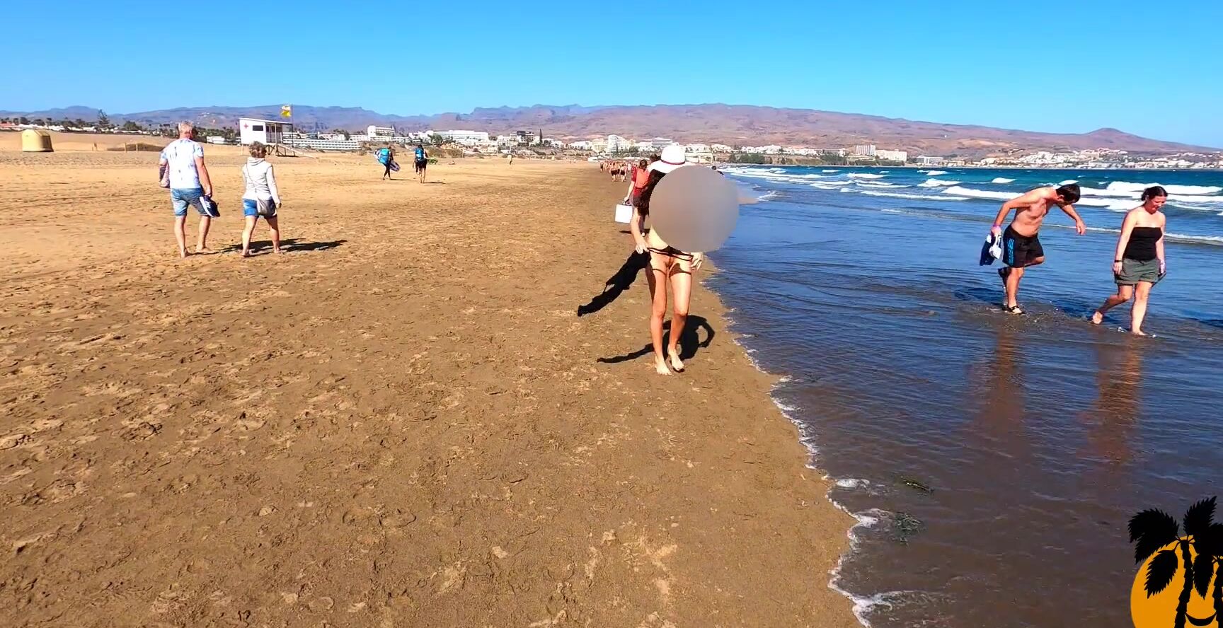 MiaAmahl Public nudity walking naked on the beach Amateur MiaAmahl Pornhub