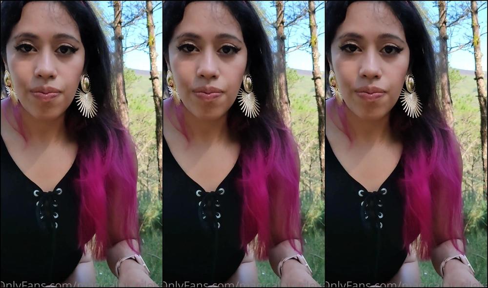 Magicalpurplekat Sucking And Fucking Wildly In The Forest