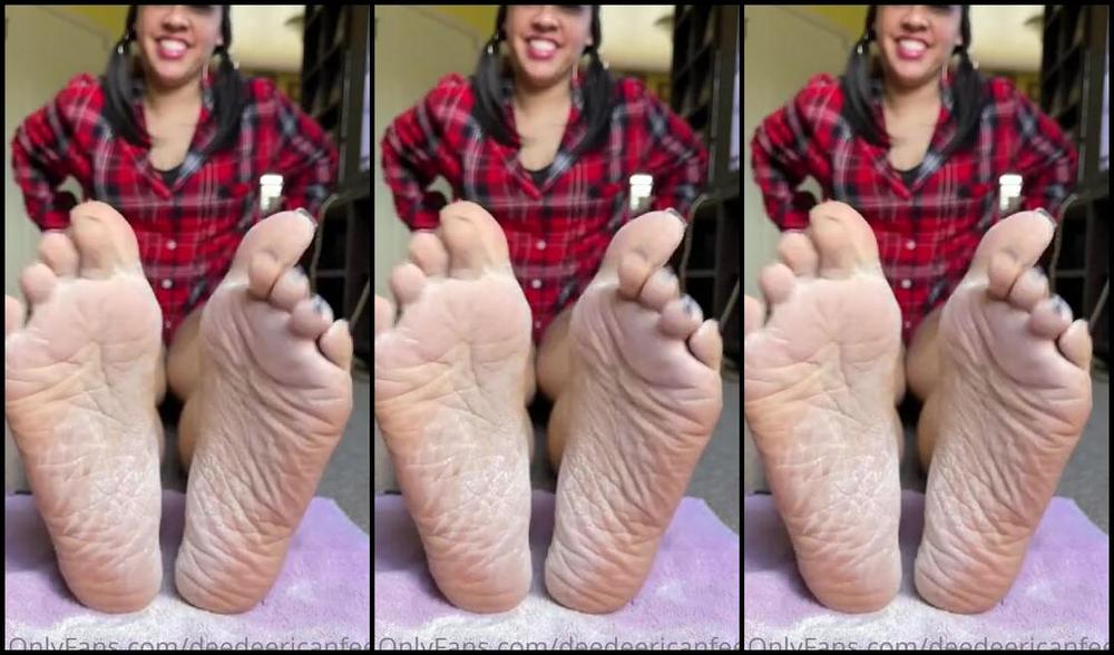 Deedeericanfeet Onlyfans Gm As Requested Powdered Soles N Toes