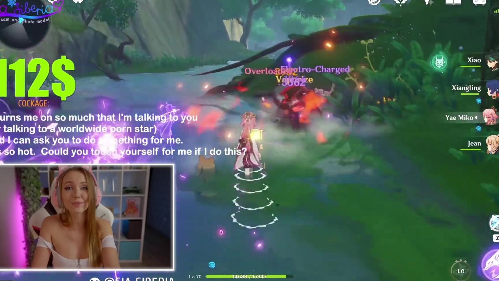 "SiaSiberia" Straight, Solo, Solo Girl, Amateur, Homemade, Dildo, Toys, Sex Toys, Creampie, Big Tits, Big Boobs, Wet, Wet Pussy, Ass, Blowjob, Riding, Suggest SiaSiberia Genshin Impact Fatal Donation pornhub