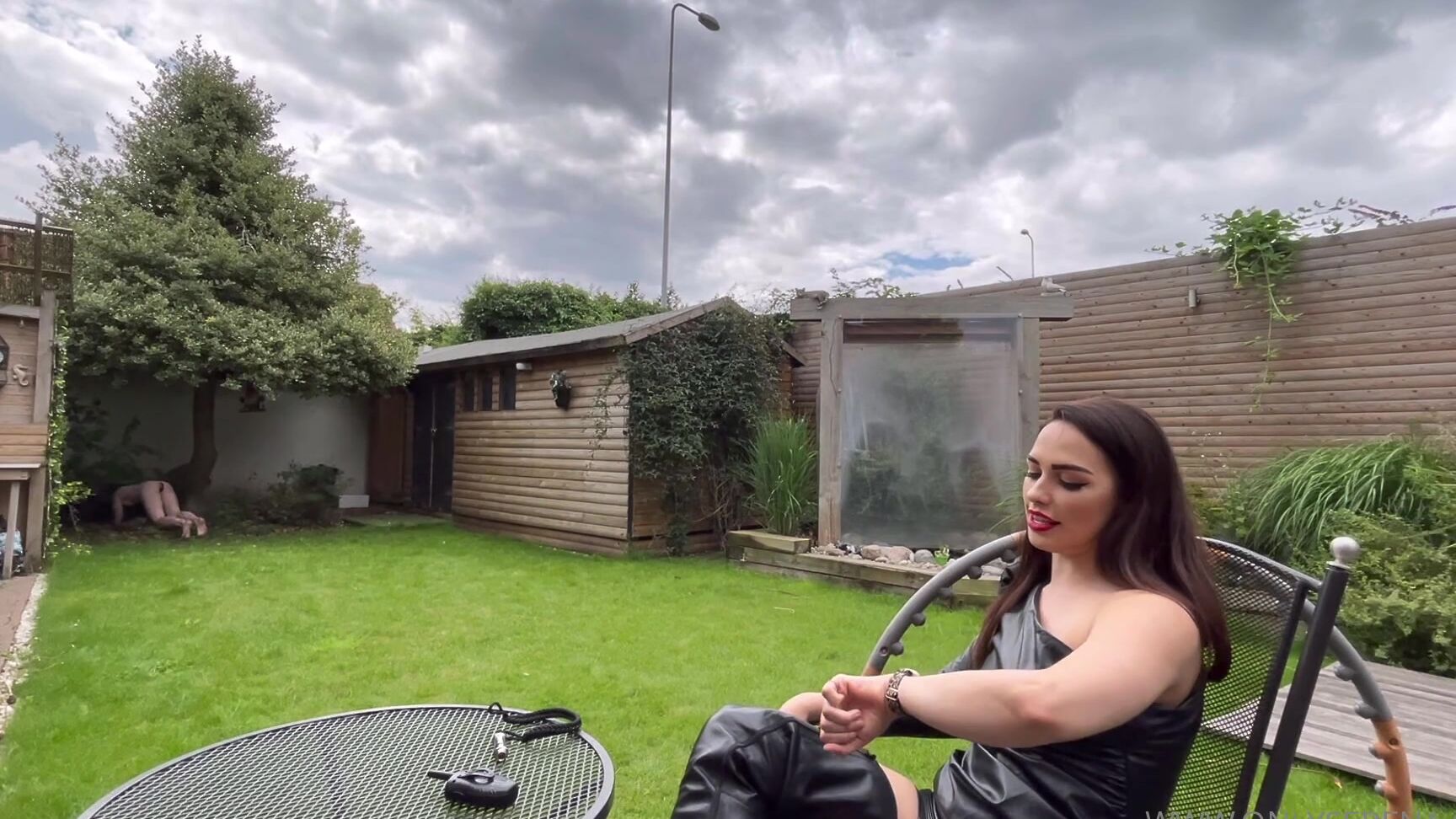 Gynarchygoddess Puppy Play In The Garden