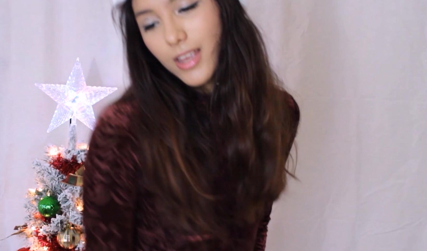 Asian, Brunette, Christmas, Dancing, Petite sweetxmelody christmas jams ManyVids