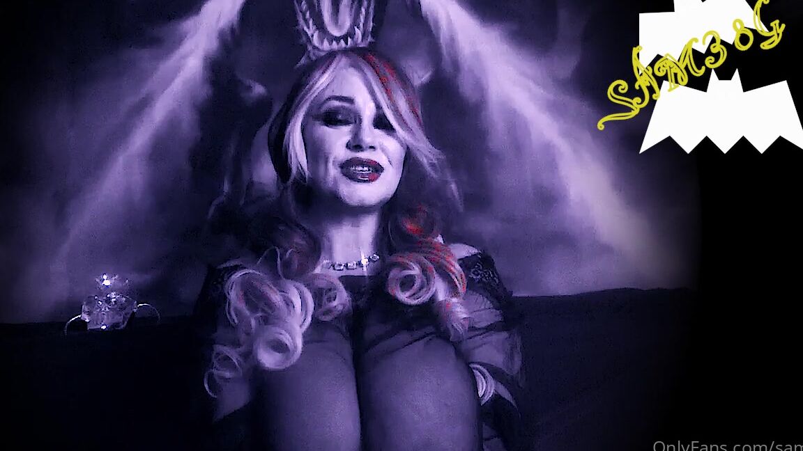 Sam G Vamp Blow Job With Toy Halloween Cosplay