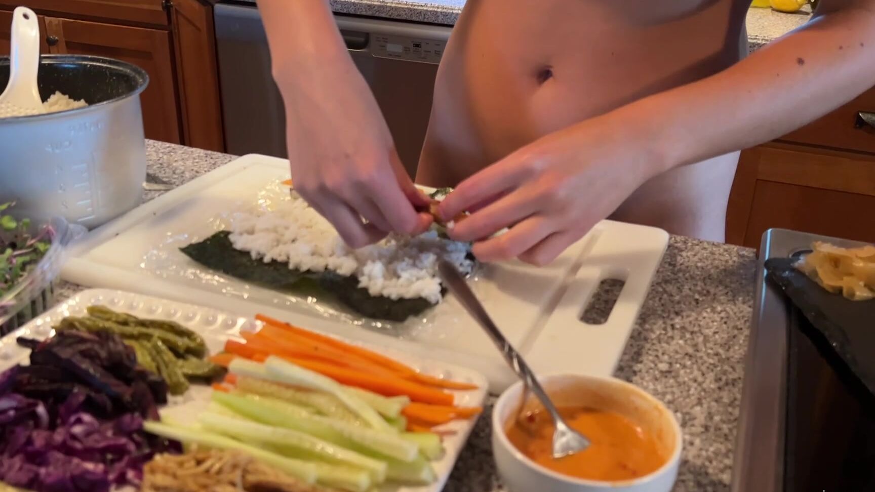 Piper Quinn Almost Forgot To Show You The Proof That I Made All That Badass Vegan Sushi Myself Just O