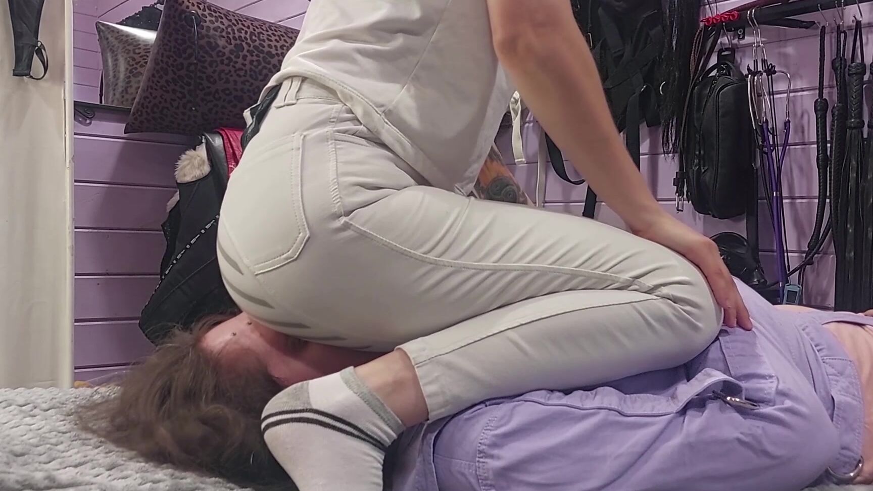 Mistresspriest Fasesitting In Equestrian Outfit