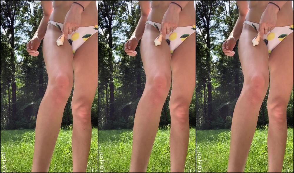 Justviolet Sunscreen Lotion Outside Lots Bug Bites P