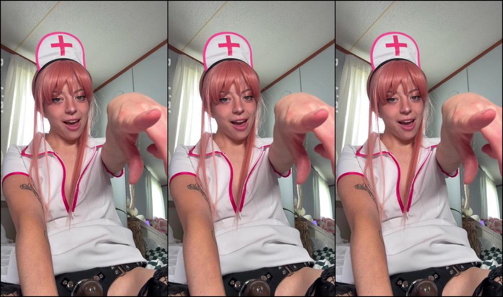 "Bambi Bluu" bbc, fetish, imposedbi, sissy, strapon BBC NURSE PEGGING Manyvids
