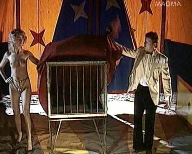 "Angelica Bella, Barbara Reimann, Giselle, Nadja, Raissa, Ricarda, Jennifer, Christophe Clark, Richard, Pjotr, Miroslav" Feature Manege der Luste Magma