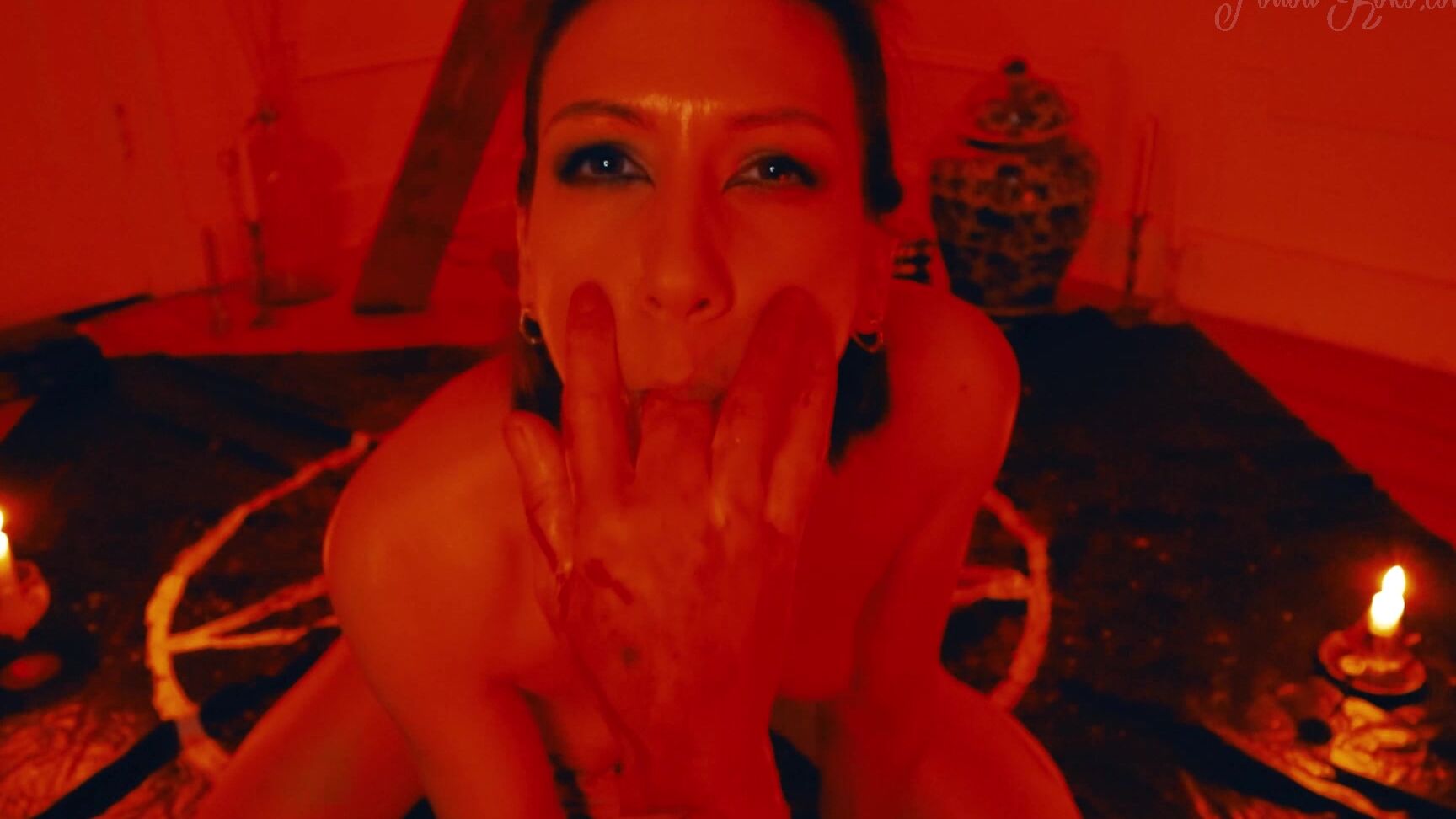 Halloween,Sploshing,Teaser,Vampire,Wet & Messy koneko katana red magic vamp splosh fetish teaser ManyVids