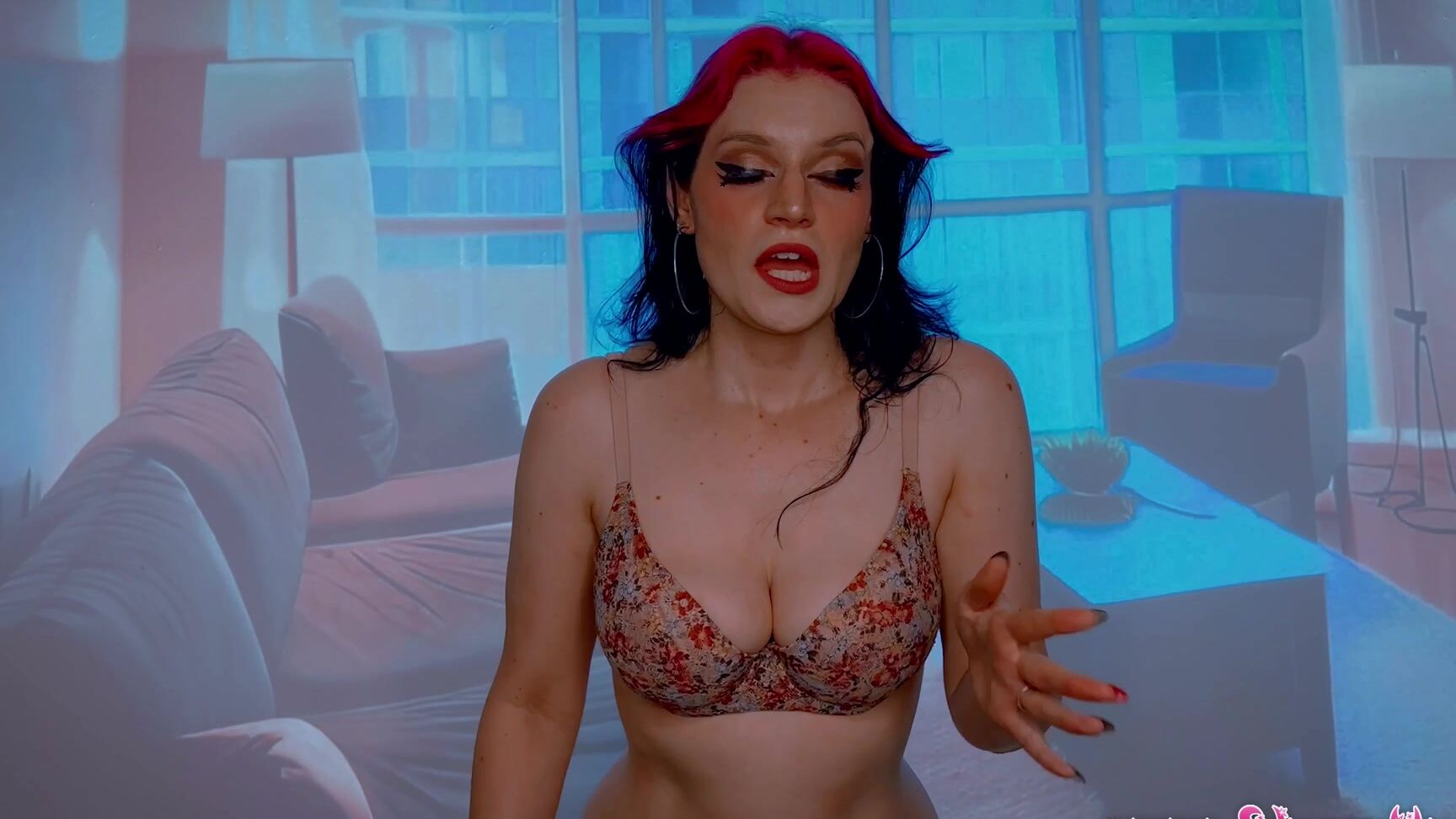 "Starry Yume" bra & panties, human furniture, pov, role play, sfw, tit play Human Furniture Needs to be Turned On manyvids