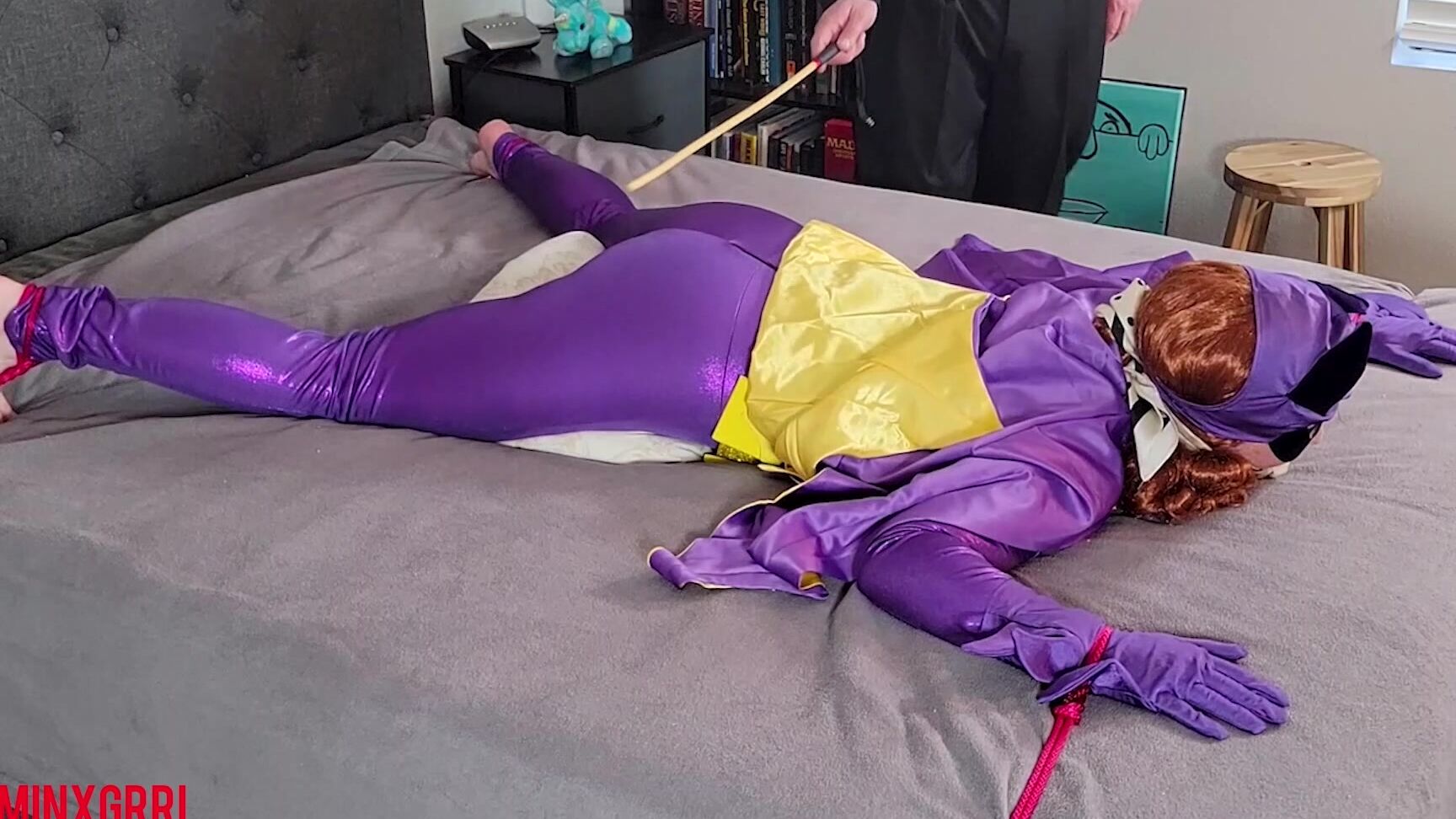 Minx Grrl, Spanking M F, Full HD, Minx Grrl's Fetish Corner MGFC Batgirl Spanked And Vibed Clips4Sale