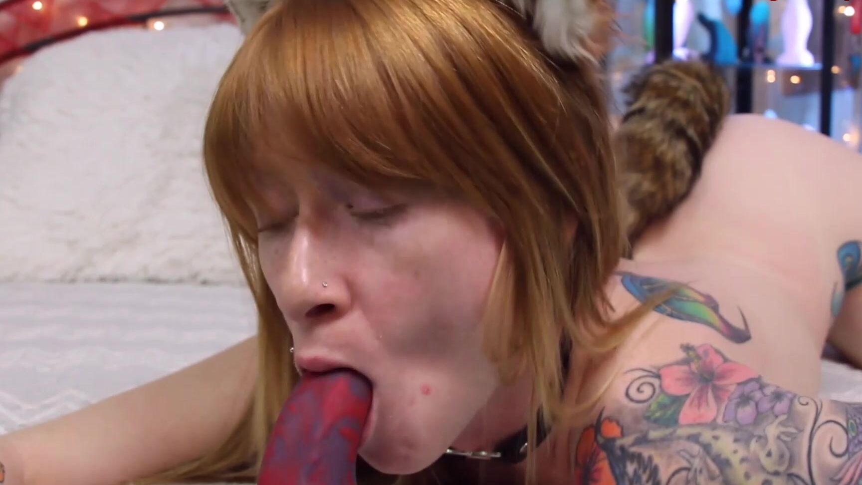 Amateur, Blowjob, Butt Plug, Fantasy, Redhead ruby vulpix natural fox takes a mouthload of dragon ManyVids