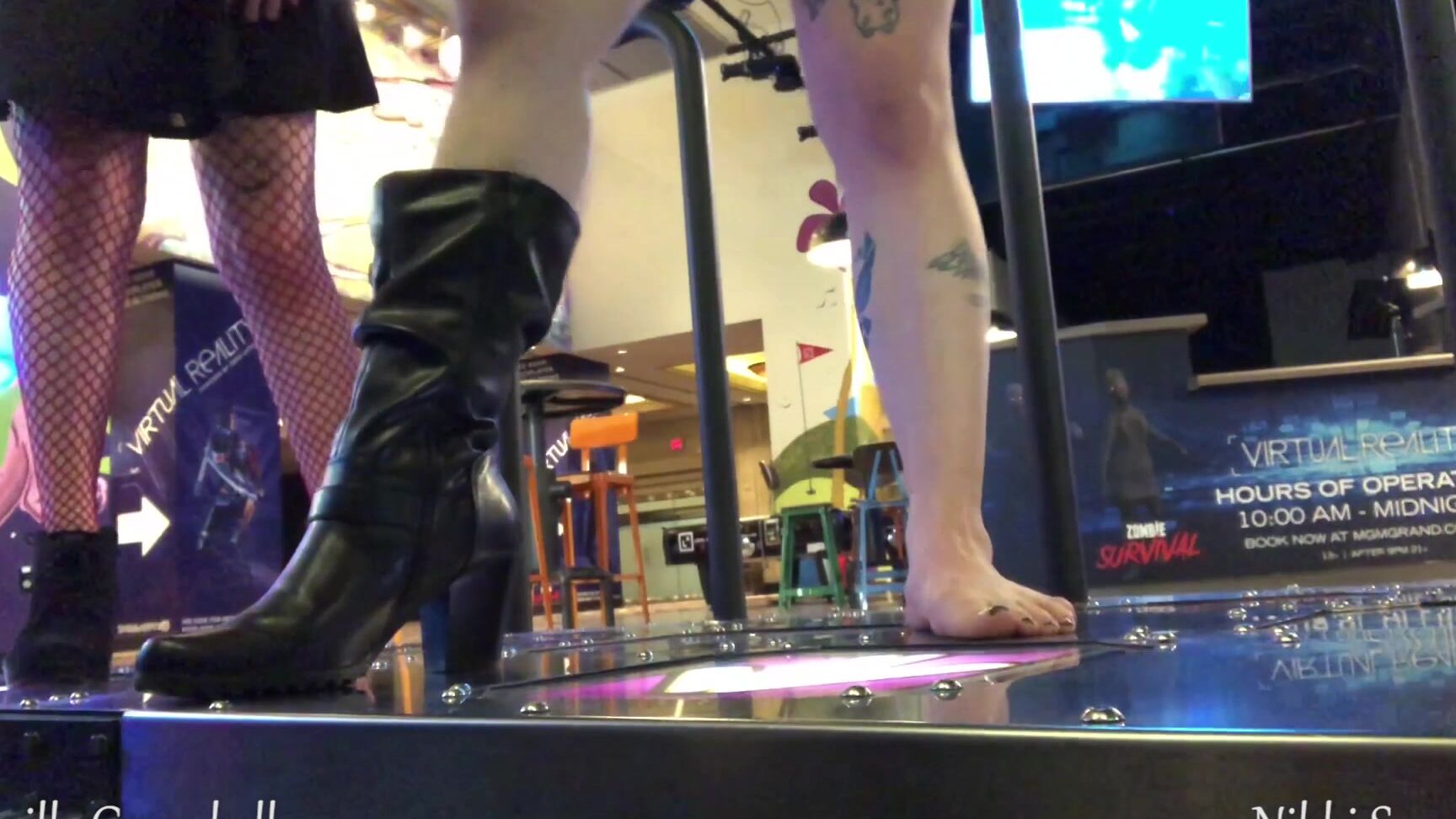 Nikki Sequoia Two Girls One Shoe Dancedance Revolution