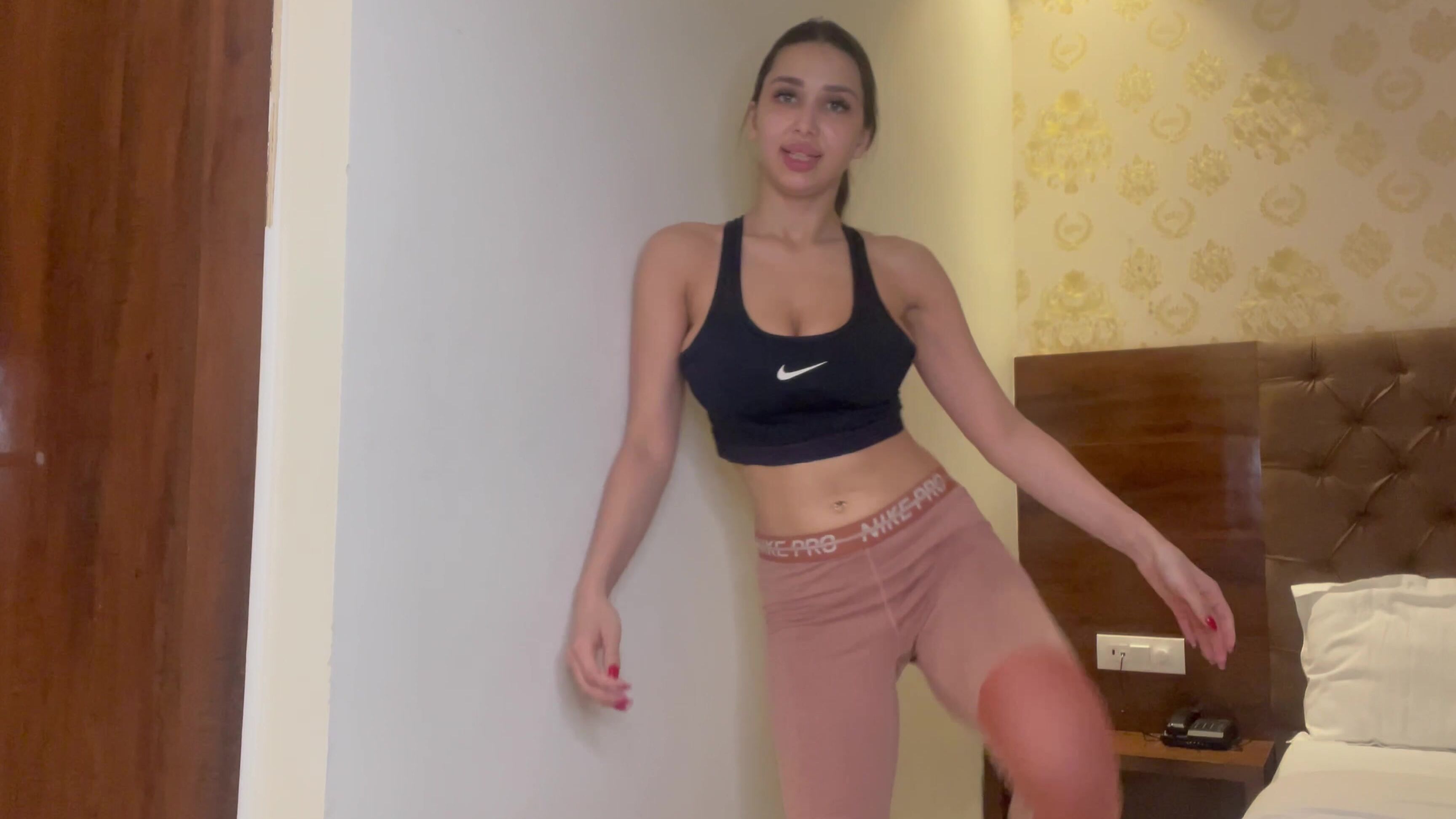 Stretching, Flexibility, Yoga Pants, Leggings, Non-Nude, SFW stretching routine ManyVids