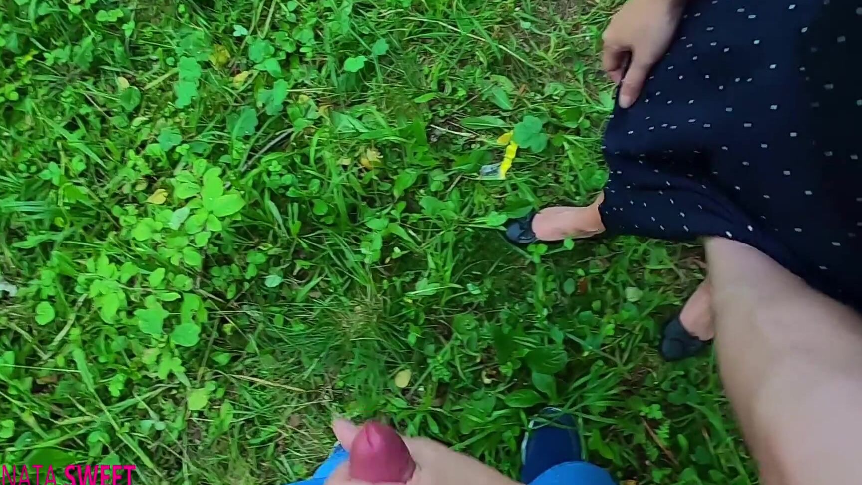 NataSweet Schoolgirl jerks off and sucks dick to classmate in a public park near the school - POV Pornhub