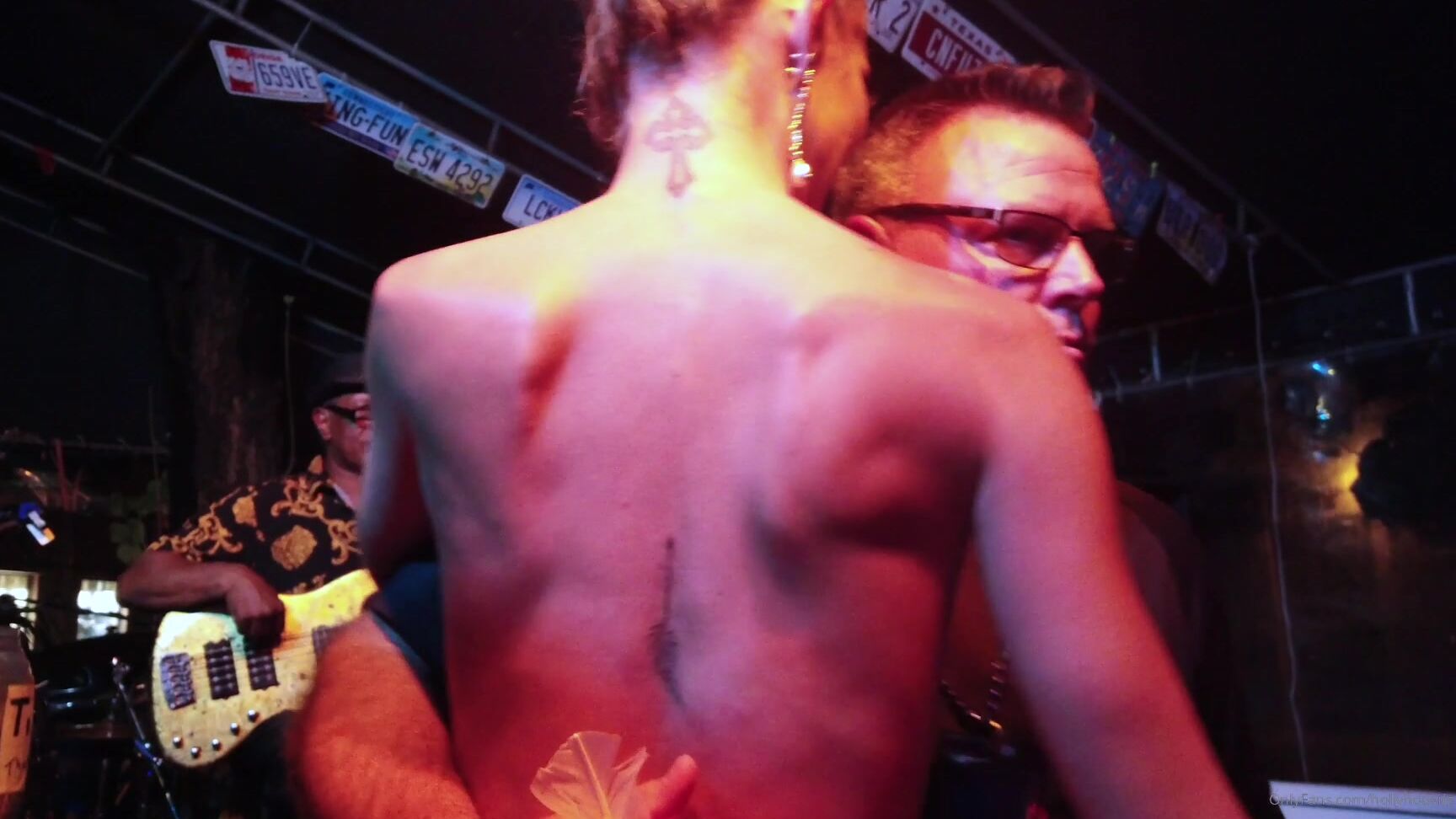 Hollyhotwife Vid Footage From Fantasy Fest Dancing Half Naked At The Bar With Everyone