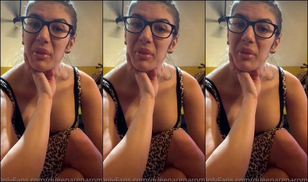 Queenarenarome Femdomfriday Raw Vid Come Closer I Have A Few Things To Tell You Fun