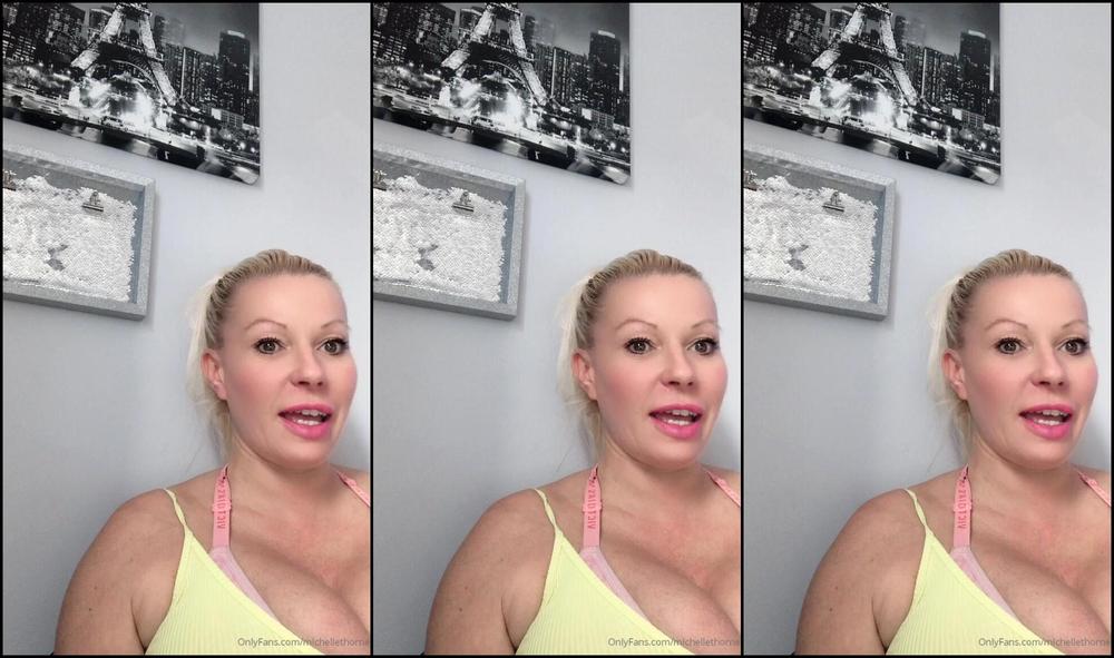 Michellethorne A Little Box Of Me Answering Your Messages And No Makeup Done Right Now Xxxpart One Xx Joi