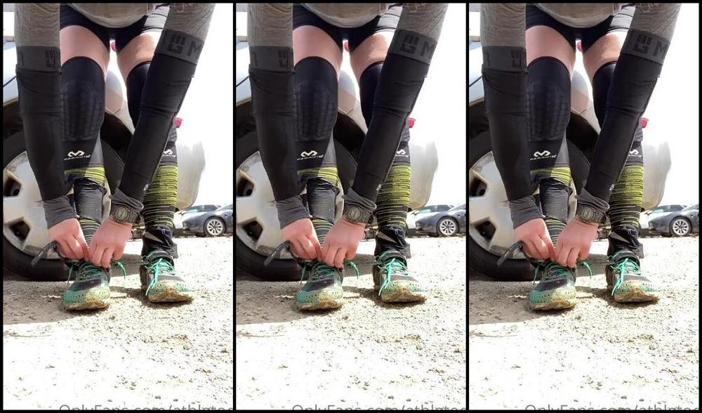 Athletoes Nicknamed Athletoes Onlyfans Day 2 Tough Mudder 10K Sock Removal Still Soaking Wet