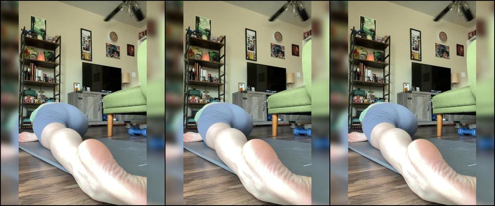 Lisathesuccubrat Yogaworkout In Shorts Pmv