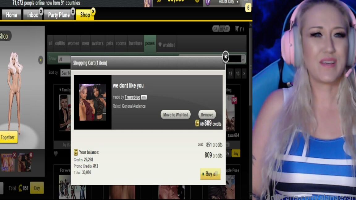 Alanaevansxxx 2297605564 12 09 2021 Playing A Little Imvu On Eplay With Ruby And Miss Keke