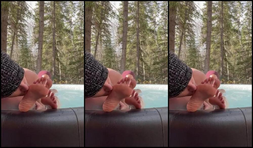 Thefantasychest Onlyfans Hot Tubbin Foot Lovin Bonus Episode Okay Babes You Got It Hot Tub Foot Worship Session Firstp