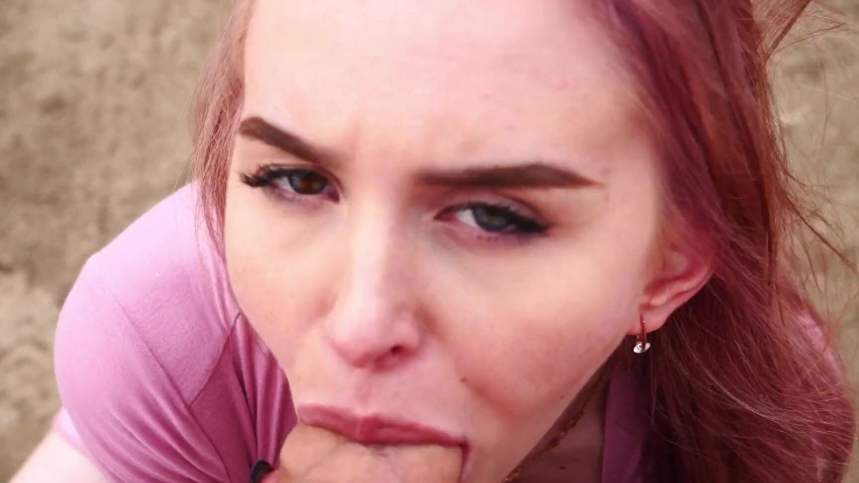 The Stranger Took Me Into His Car And Fucked Me Hard In My Mouth And Pussy