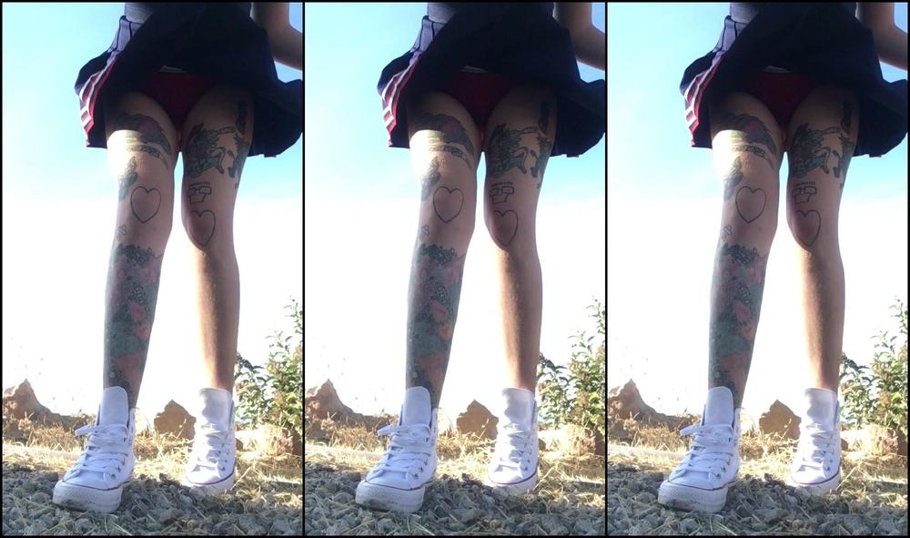 Feliciafisher Cheerleader Public Flash And P Quickie