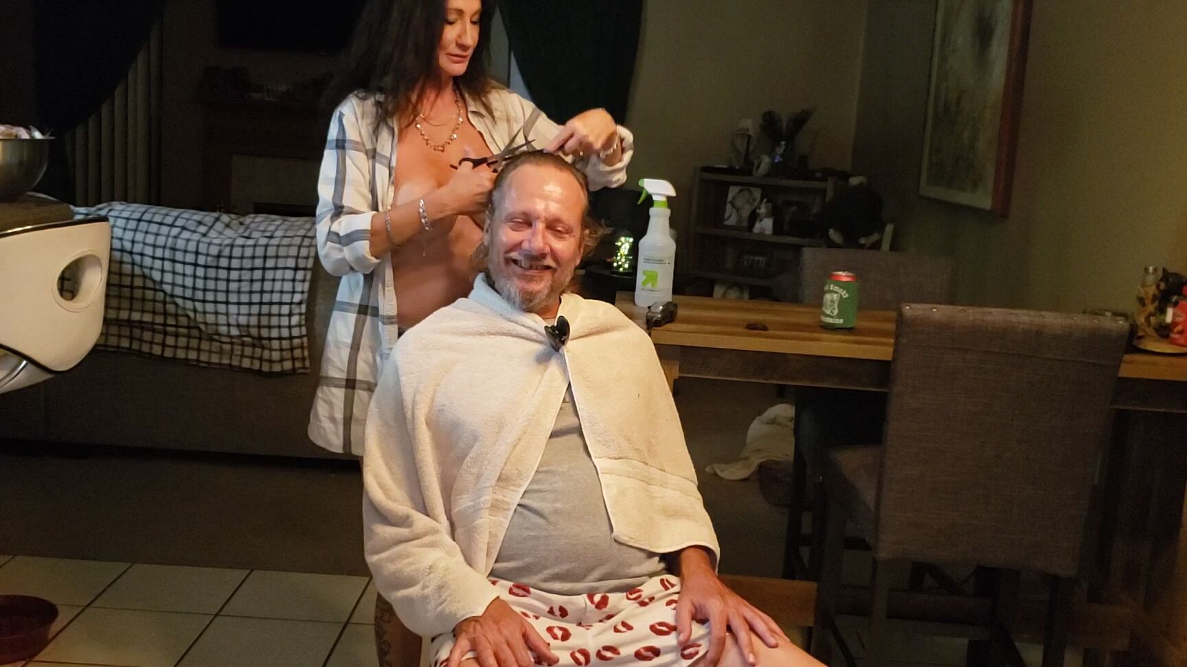 "Stormi Winters" big tits, groping, hair cutting The WHORISH Hair Stylist manyvids