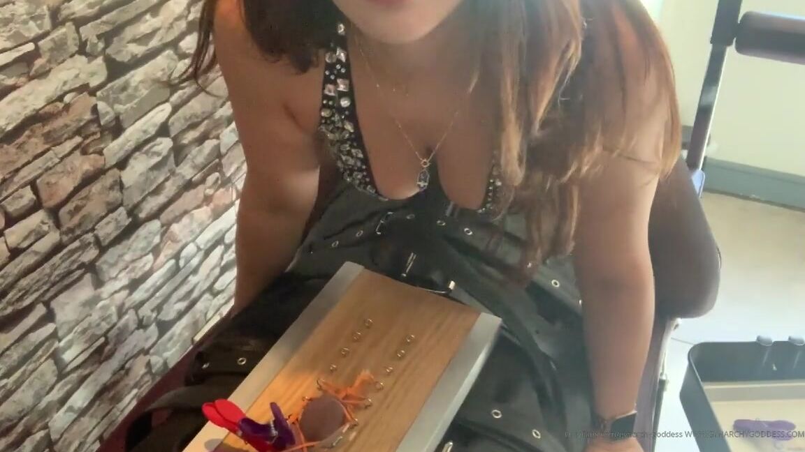 Goddess Gynarchy Eavy Bondage Cock Board And Facesitting Breath Play