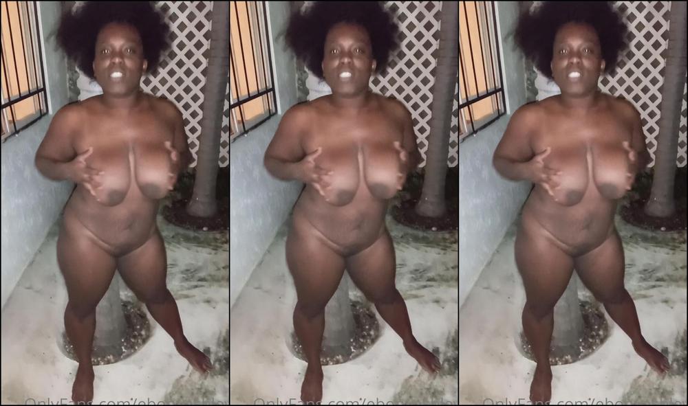 Ebonyashley Hanging Out At Home Last Night With My Nappy N Gger Hair Out And Started Getting Horny Wh