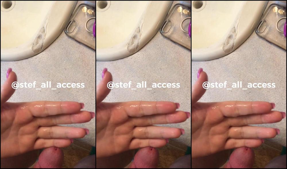 Stef All Access Cum Eating Instruction Custom I Did