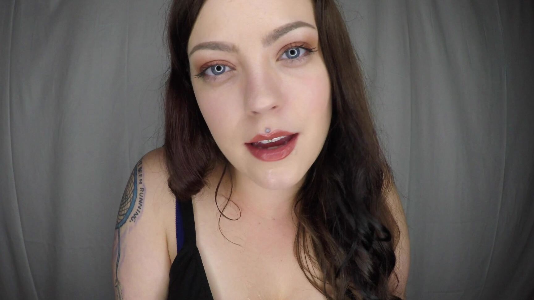 Femdom POV, Lip Fetish, Spit Fetish, Spitting, Mesmerize demongoddessj messy mesmerizing hd spit play ManyVids