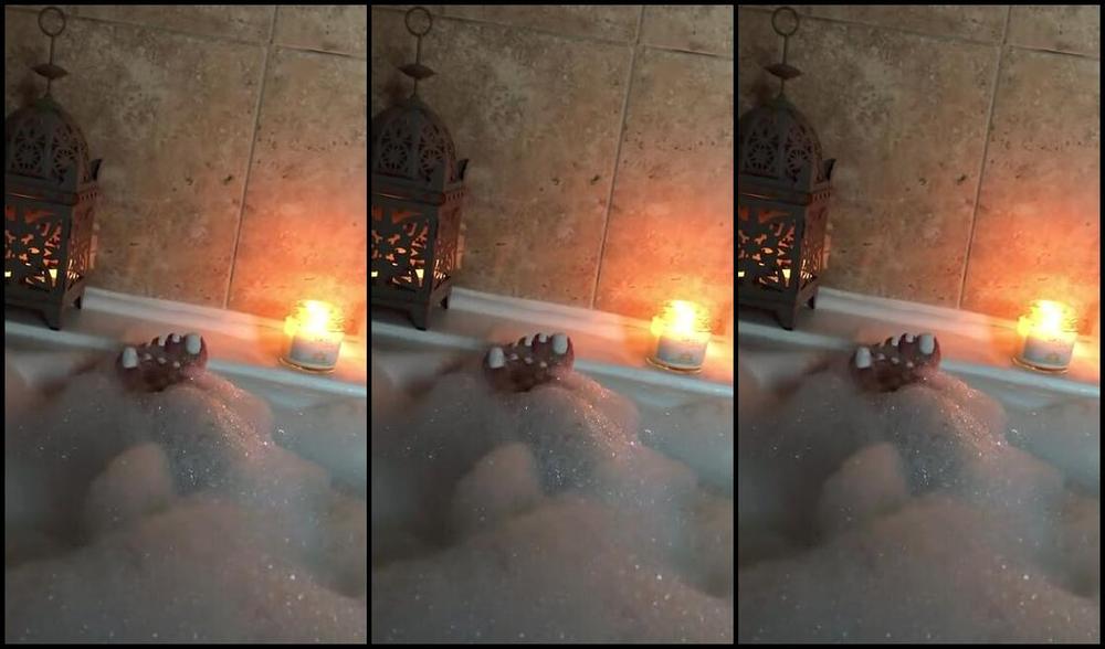 Footsiegalore Onlyfans Only Fans Exclusive Sexy Bath Time Video