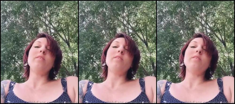 Mistress Kara Nicknamed Mistresskara Onlyfans Just A Little Soothing Summertime Moment With Me Under The Trees As The Wind Blows Feels So Good