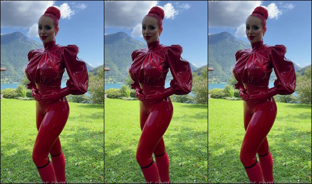 Mfetilicious How Do You Like This Super Stylish Red Latex Outfit I M Wearing My Red Big B