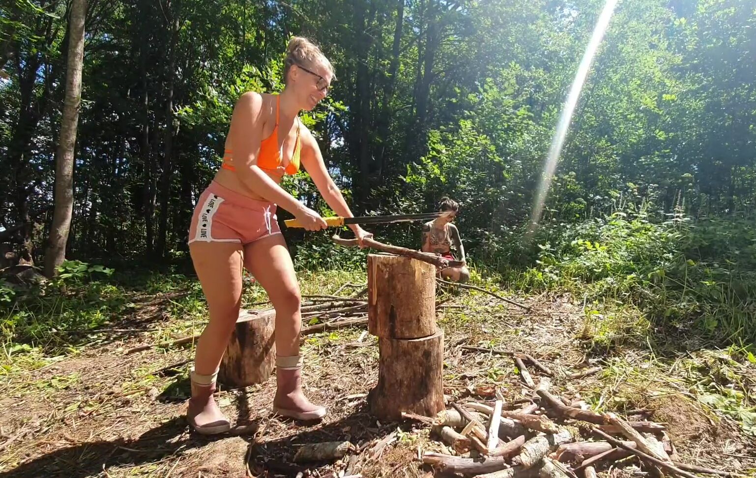 Mistress Remmel Der Holzhack Contest Da Wir Um In Unseren