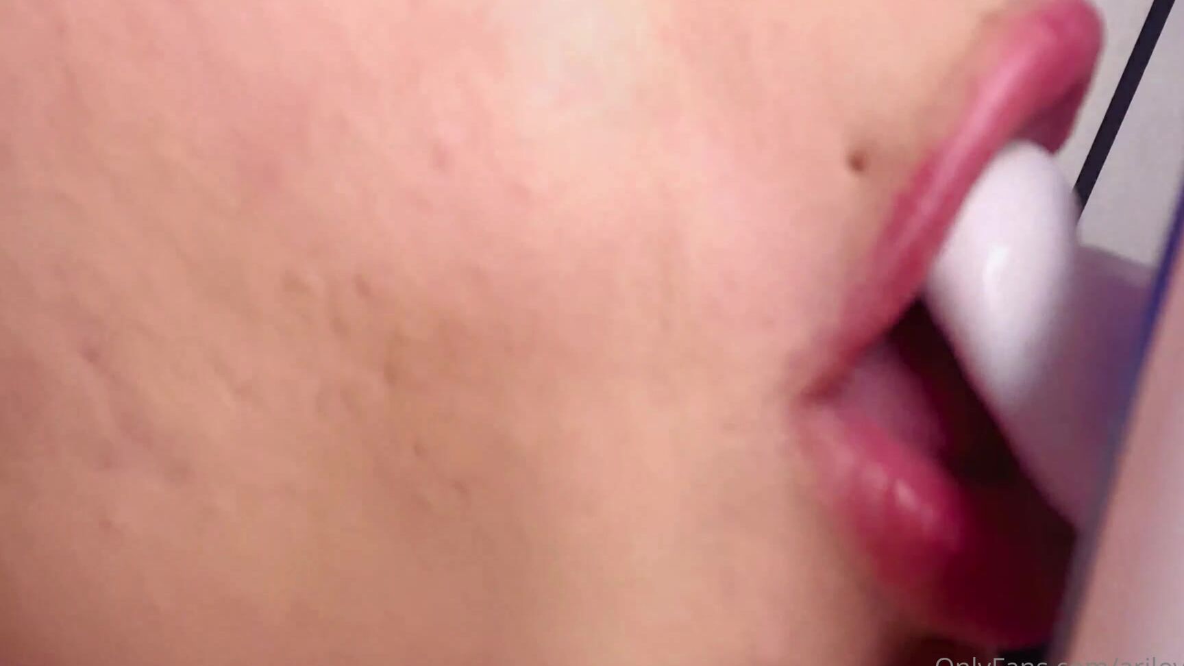 Arilove Hot Asmr Lens Licking Ear Eating For Max Release Until I Cum Hard