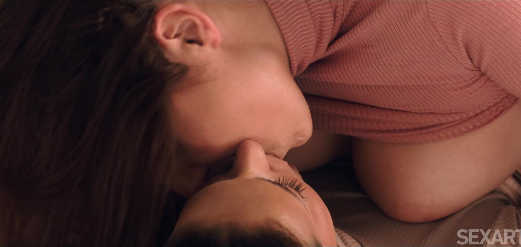 "Mix" Kissing, Cunnilingus, Girl, Natural Tits, Facesitting, Sensual, Lesbian, Brunette, Masturbation Antonia Sainz & Betzz - Passionate Pathways SiteRip