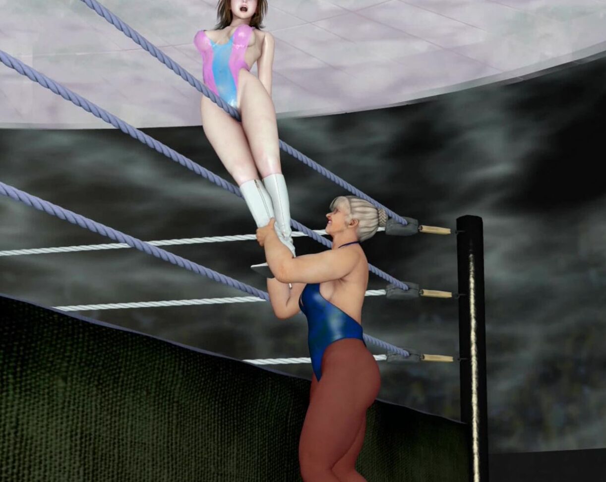 "Mix" Dildo, Tortures, Yuri, Group, Fight, Violence Beauty Wrestler, Disgraced in a Foreign Land One DOMINE