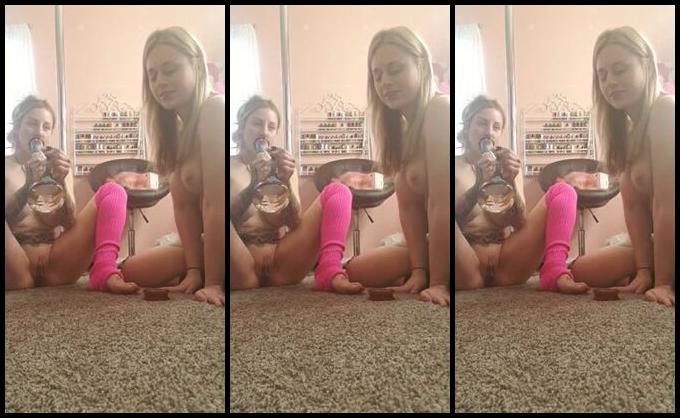 Tattoos, Blonde, Lesbians, Smoking, Stretching princesspineapple69 girlfriends smoking and stretching ManyVids