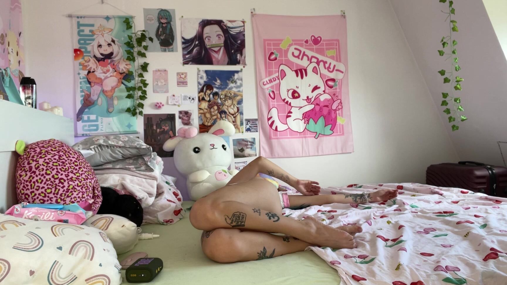 Cutielanalova Yoga In Bed Cameras Free