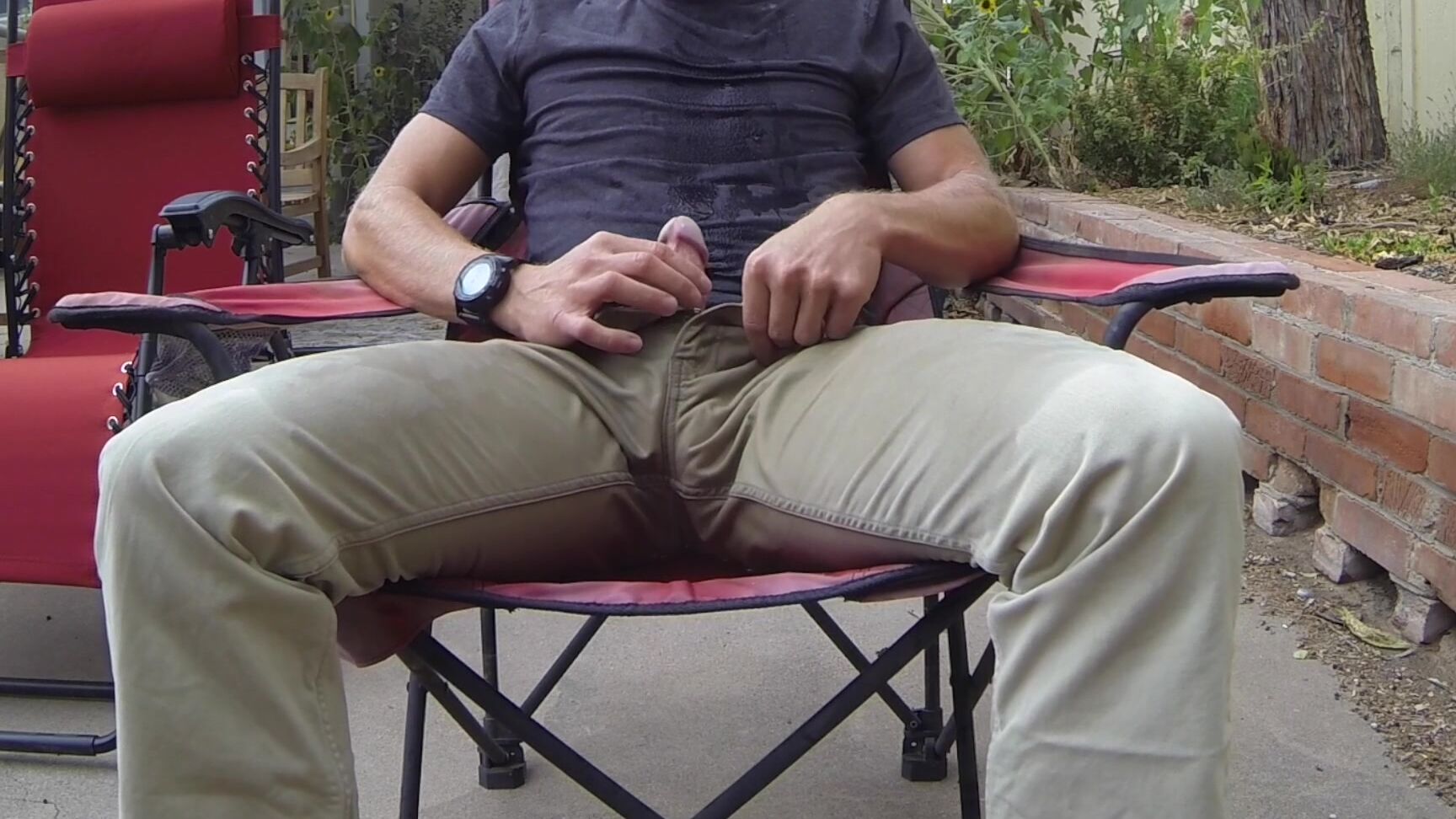 "lapetus80" Kink, Masturbate, Piss, Pee, Urine, Wetting, Pants, Cum, Cumshot, Suggest lapetus80 Pissing khaki pants outdoors and eating cum Pornhub