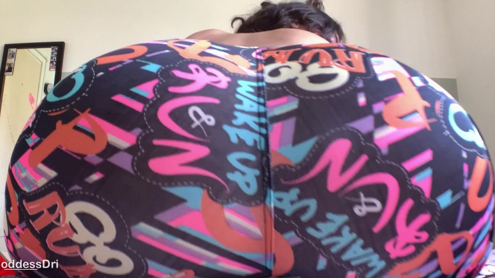 "GoddessDri" ass worship, femdom pov, goddess worship, tit worship, topless Huge Ass in Leggings manyvids